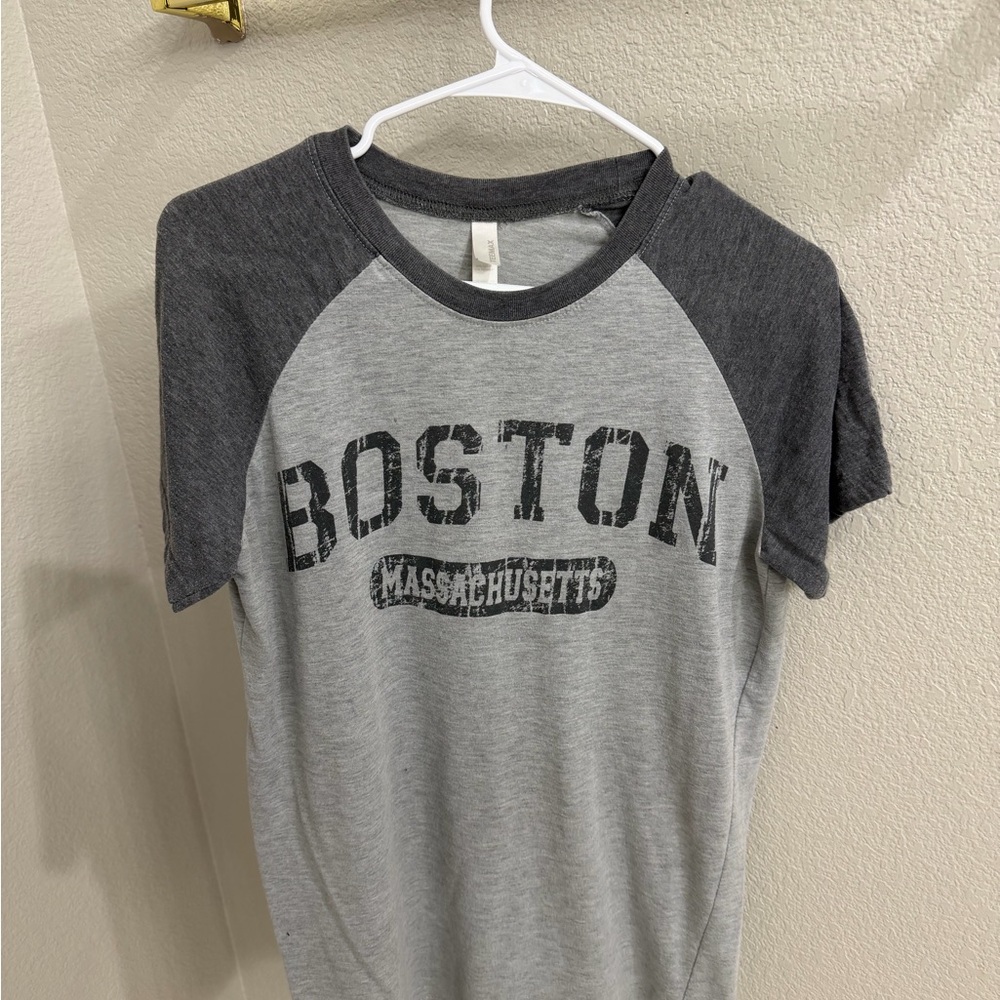 Gray Boston Graphic T-Shirt